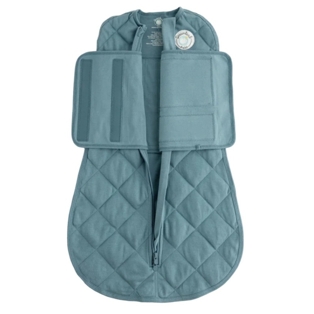 Like new DREAMLAND BABY weighted sleep sac with swaddle